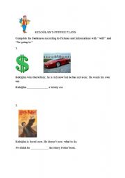 English Worksheet: future tense 