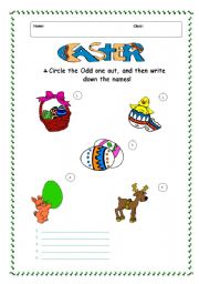 English worksheet: Easter