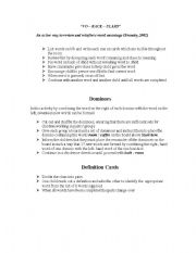 English Worksheet: VO  BACK  ULARY