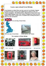 English Worksheet: Learn more about Great Britain