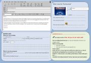 English Worksheet: Reading and writing an e-mail