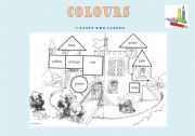 English Worksheet: Colours