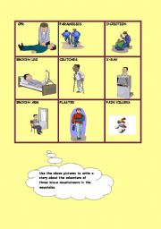 English worksheet: ACCIDENTS / FIRST AID