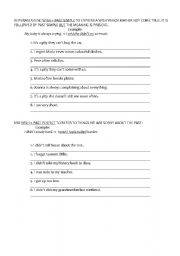 English worksheet: wishes