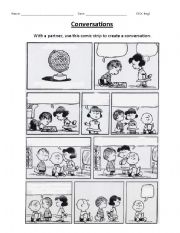 English Worksheet: Conversations Comic