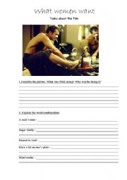 English Worksheet: Film What women want