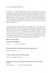 English Worksheet: an article about markeing
