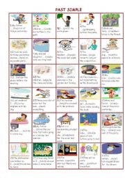 English Worksheet: past smple