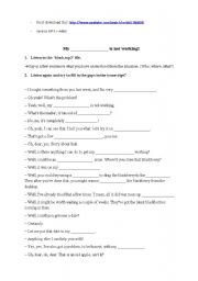 English Worksheet: my blackberry is ot working