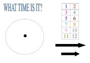 English worksheet: WHAT TIME IS IT?