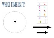 English Worksheet: WHAT TIME IS IT?