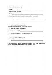 English worksheet: LION KING MOVIE WORKSHEET 2-3