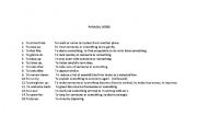 English Worksheet: 15 Phrasal verbs