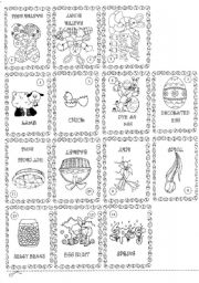 English Worksheet: Easter Vocab. Mini Book 16 pages