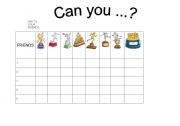 English worksheet: CAN YOU...?