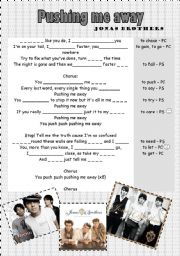 English Worksheet: Jonas brothers 