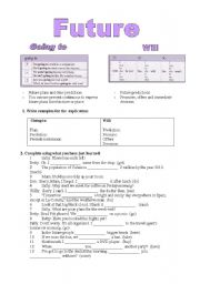 English Worksheet: Future worksheet