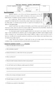 English Worksheet: Reading comprehension (Heroes); vocabulary, reported speech and relative pronouns