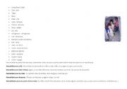 English Worksheet: parte of de house