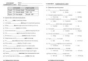 English Worksheet: Conditionals types 0,1 and 2.