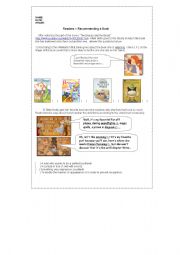 English Worksheet: Recommending a Book - Readers