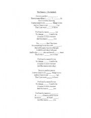 English worksheet: The Reason Song (Listening)