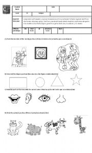English Worksheet: Test