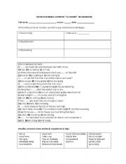 English Worksheet: tell what you do on sundays