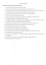English Worksheet: Lisa the Vegetarian
