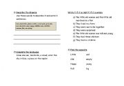 English Worksheet: THE GINGERBREAD MAN 1ST PART