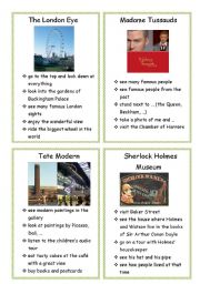 English Worksheet: London sights 1/6
