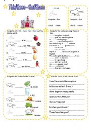 English Worksheet: demonstrative articles