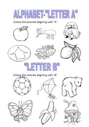 English Worksheet: colour