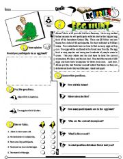 English Worksheet: RC Series_Level 01_Easter Edition 04 Egg Hunt (Fully Editable + Key)