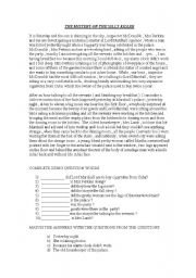 English Worksheet: Reading