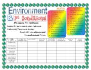 English Worksheet: Environment WS - 1st Conditional Matching & Battleship Game