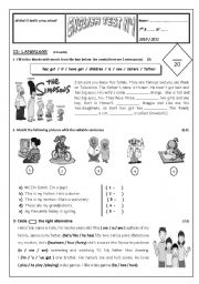 7th form test 1