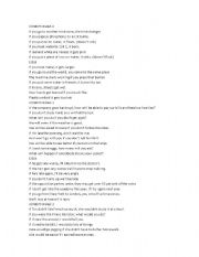 English Worksheet: conditionals 0,1 & 2
