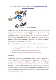 English Worksheet: Vocabulary Football terms