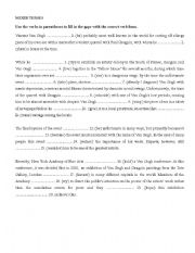 English Worksheet: mixed tenses