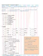 English Worksheet: Basic Grammar 