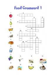 Food Crossword 1