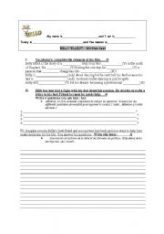 English worksheet: BILLY ELLIOT