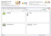 English Worksheet: An internet page of our school