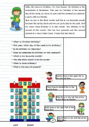 English Worksheet: ordinals part 2