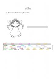 English Worksheet: Adjectives 