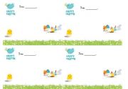 English worksheet: easter 