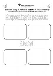 English Worksheet: Personal Safety When Out and About
