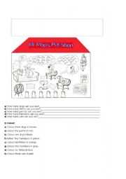 English Worksheet: Pet shop