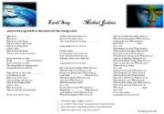 English Worksheet: Earth Song - Michael Jackson